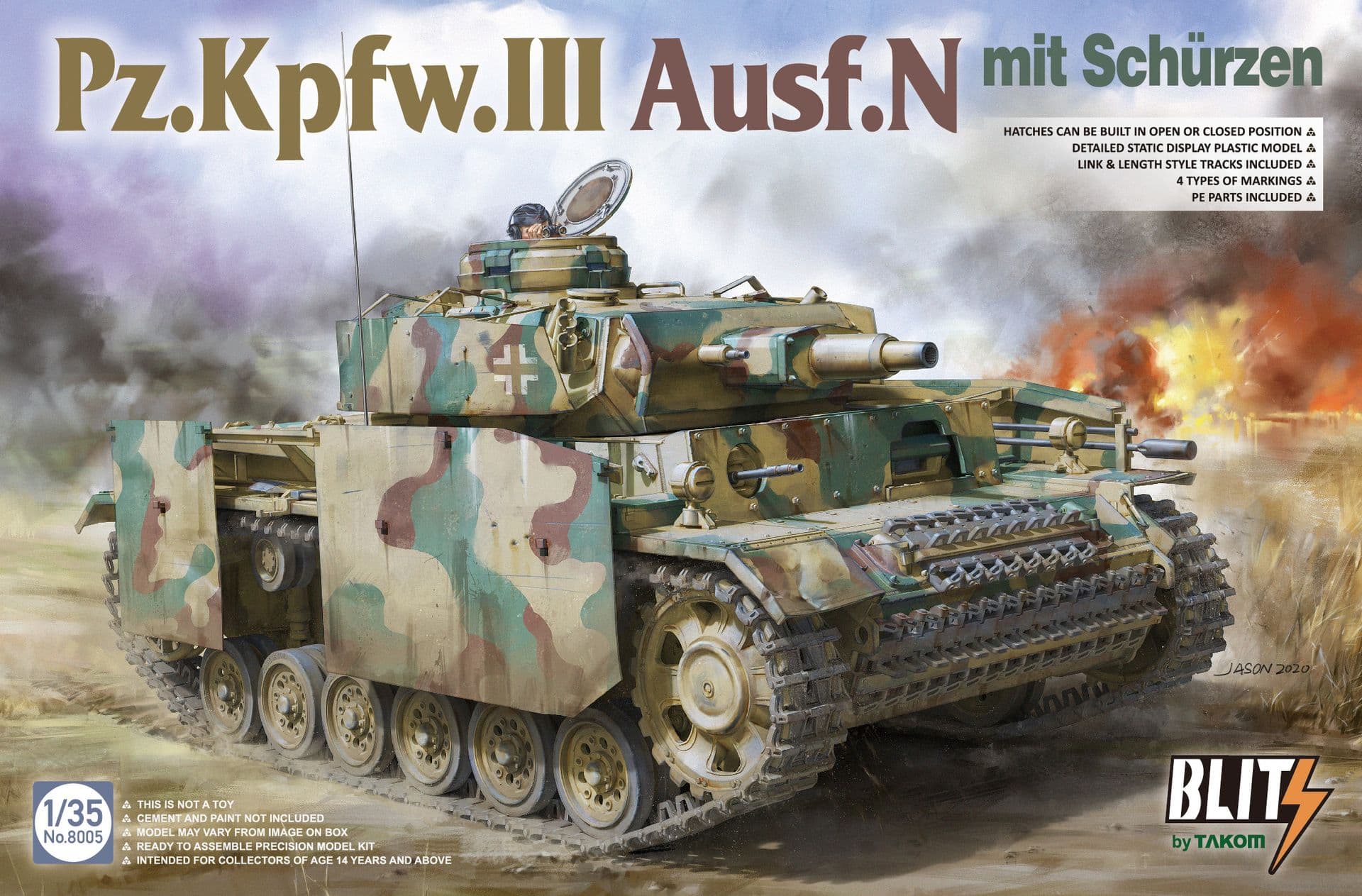 Pz.Kpfw.III Ausf.N 军事模型主图